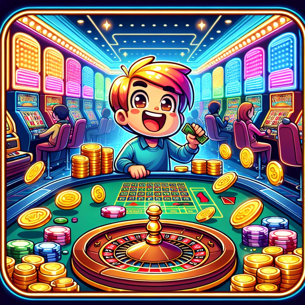 1111btk casino cartoon characters playing roulette and slots